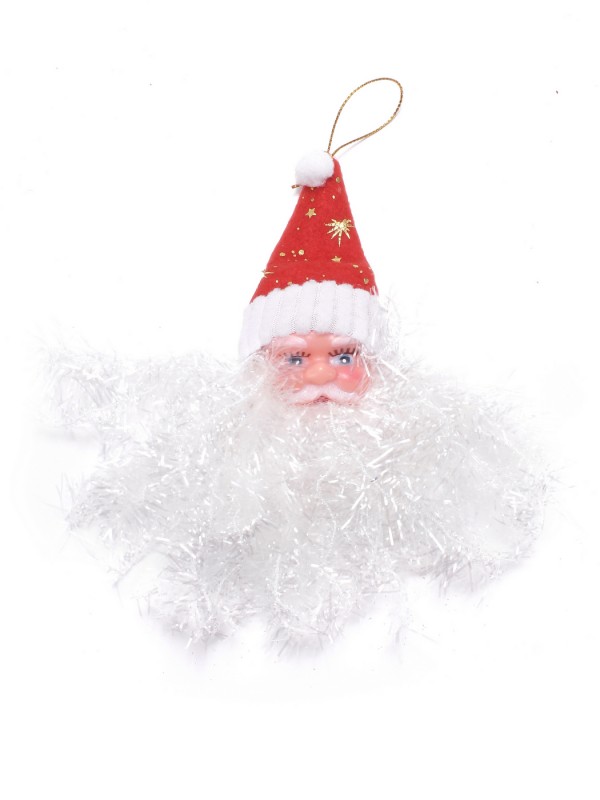 Елочная игрушка "Дед мороз с бородой" 23 х 8 см.
