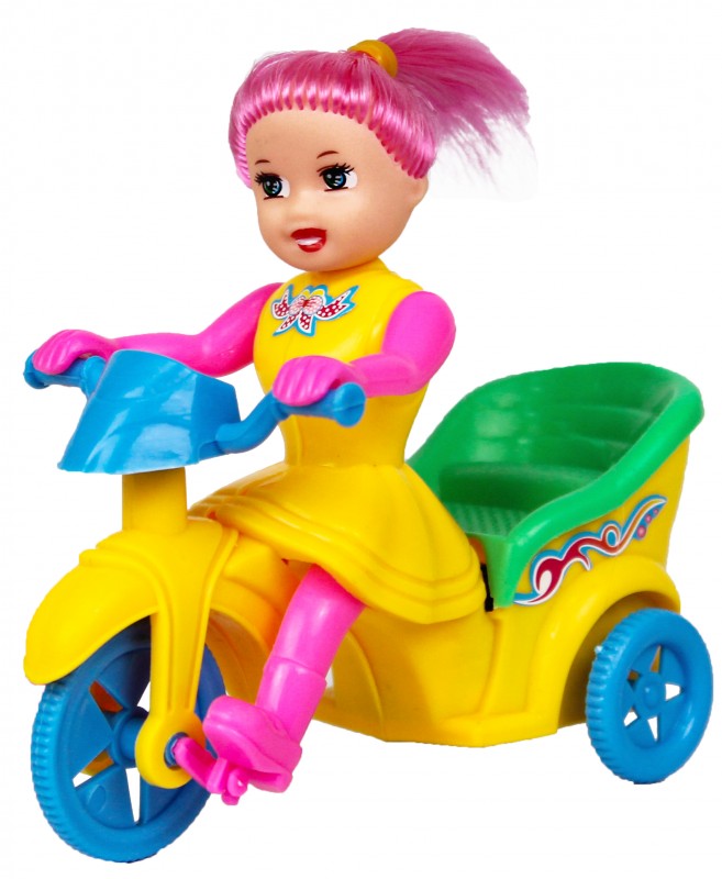 Игрушка "Велосипед с куклой"