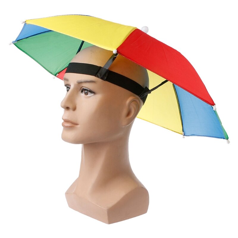 Зонт-шляпа на голову, 32 см.