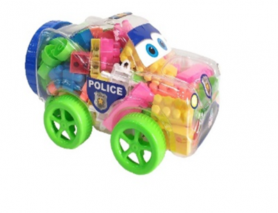 игрушечный конструктор "полиция", упак.