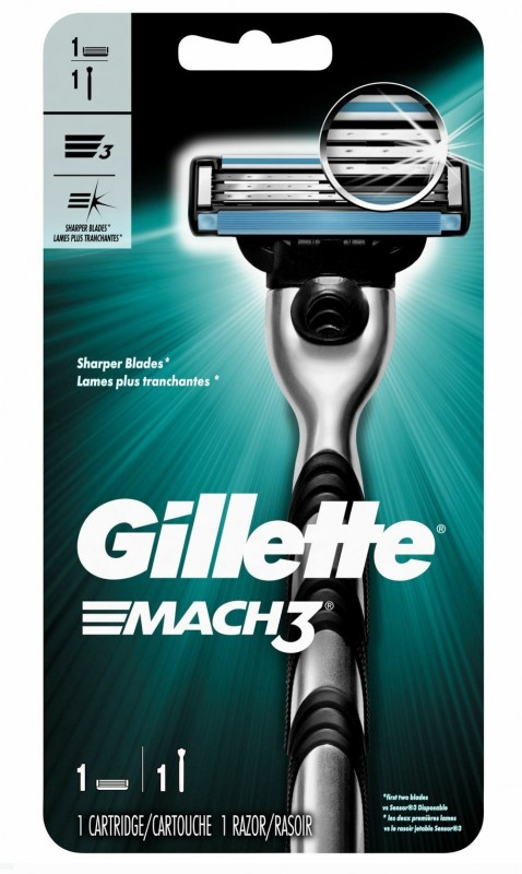 Станок для бритья GILLETTE MACH 3 + 1 кассета