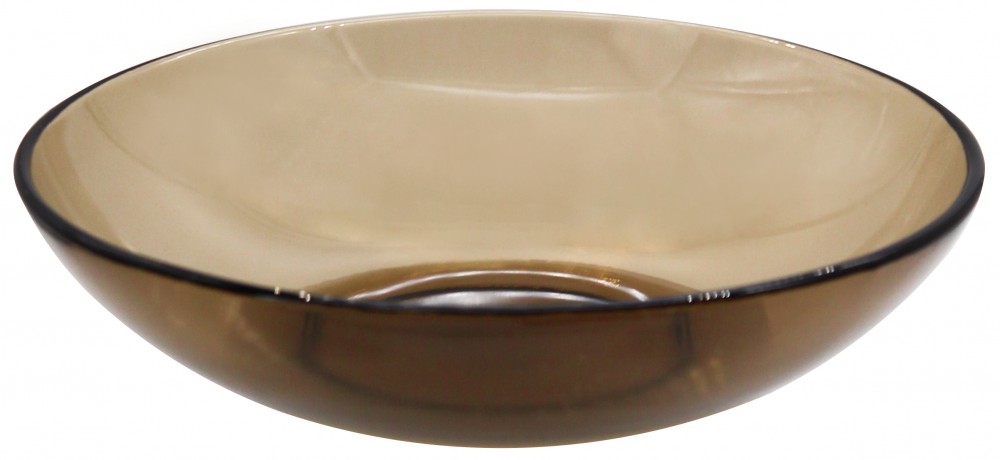 Тарелка суповая "Basilico", стекло, 19 см.
