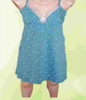 Сорочка ночная женская на лямках, 44-56 размер